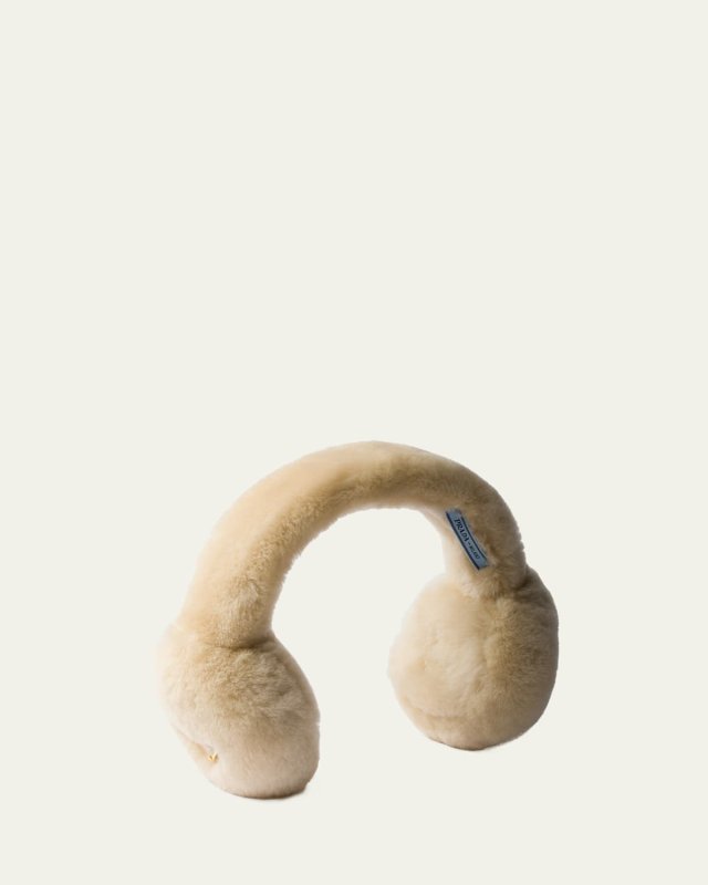 Wool Shearling Earmuffs